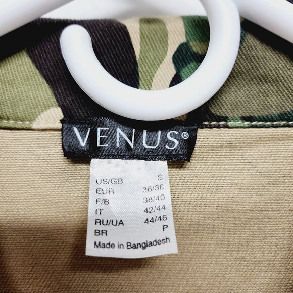 Venus Denim jacket Women's Camouflage Button-Up Size S - Picture 2 of 9